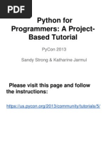 Python For Programmers - A Project-Based Tutorial