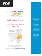 One Hope United 2013 CQIR Annual Report - Hudelson Region
