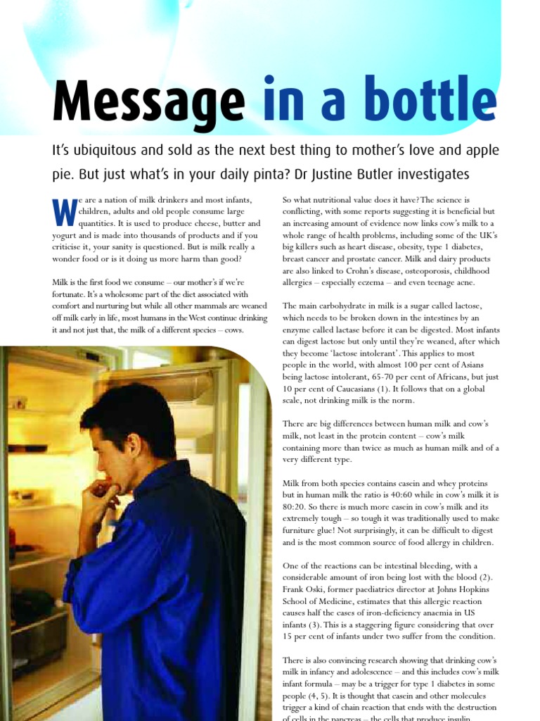 Milk, Dairy, Health Problems PDF Milk Cattle