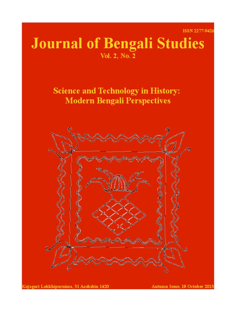 Journal of Bengali Studies Vol.2 No.2 Kolkata Alternative Medicine