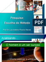 Prof Neves Metodo Cientifico