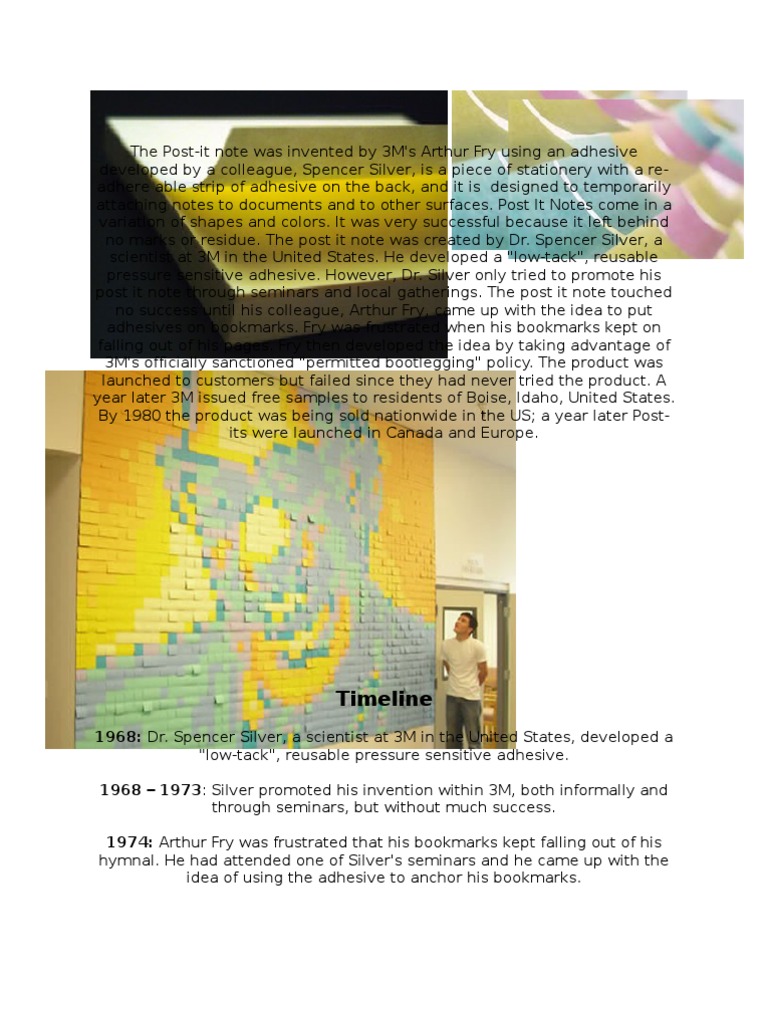 The Evolution of Post-it Notes | PDF