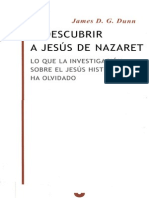 Dunn, James_Redescubrir a Jesus de Nazaret