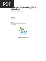 Download NRDC Report Synergies in Swimming Pool Efficiency by GreenSafePool SN17720453 doc pdf