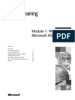 ASP.net - Module 1_Working With Microsoft ASP.net