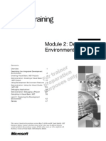 Module 2 - Development Environment Features