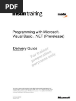 Download VBnet - Programming With Microsoft Visual Basicnet_Delivery Guide by manis0249228 SN17720687 doc pdf