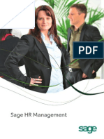 Sage HR Management Plaquette Produit PDF