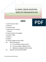 Manual Para Crear Nuestro Pagina Web Em Dreamweaver