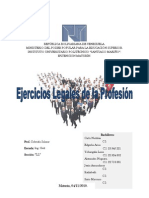 Ejercicios Legales de La Profesion - Introduccion ING.civil
