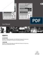 Behringer 1204 USB Mixer Manual