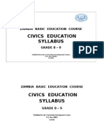 Civics Education Sylaabus - Grade 8 - 9