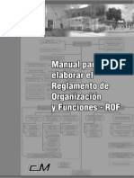 Manual para Elaboracion Del Rof PDF