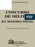 ARCE AGGEO Concurso de Delitos en Materia Penal