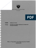 The Role of Donor Agencies in Combating HIV/AIDS in Nigeria