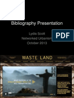 Bibliography Presentation 15 October