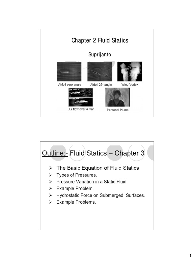 Bagian 3 Fluid Static | PDF