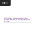 Download Proposal Penawaran Sistem Informasi Penjualan Pada Mini Market by Wildana Lathif Mahmudi SN177283715 doc pdf