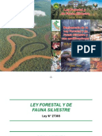 Ley Forestal y Reglamento LEY #27308 y DS #014-2001