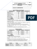 Control de Formulacion de Recetas de Restaurante