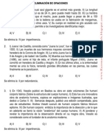 Eliminación de Oraciones 5