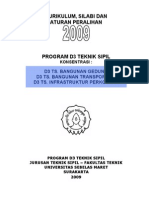 Kurikulum 2009 D3 Teknik Sipil