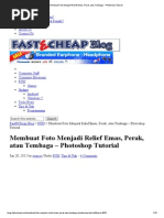 Download Membuat Foto Menjadi Relief Emas Perak Atau Tembaga - Photoshop Tutorial by agus rimardika SN177298924 doc pdf