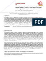 Static and Dynamic Behaviour Analysis of Neka Dry Dock Walls a Case Study Mjk