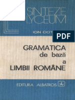 Gramatica de baza a limbii române