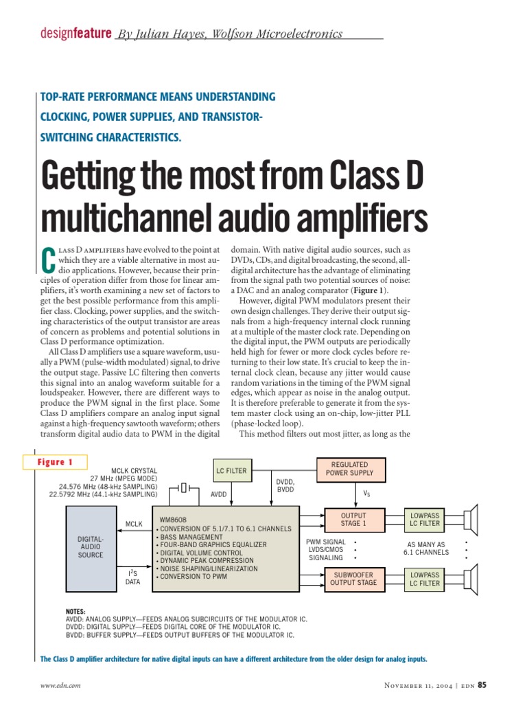Amplificator Clasa D | PDF | Amplifier | Mosfet