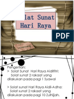 Solat Sunat Hari I Raya 