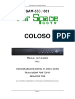 Manual video grabador digital circuito cerrado de TV Airspace Sam_660-661
