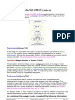 Abaqus Cae Procedures