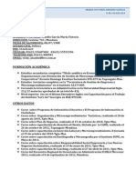 Curriculum Vitae Maria Victoria Amadio