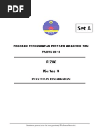 Trial Kedah SPM 2013 FIZIK SKEMA K3 SET A