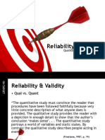 Reliability & Validity 