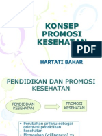 Konsep Promosi Kesehatan