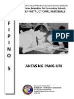 Antas NG Pang-Uri