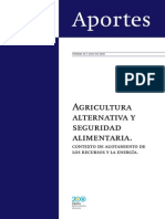 Agricultura Alternativa y Seguridad Alimentaria. Kierschenmann, F. INTI-Serie Argentina Bicentenario. 2010