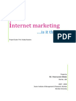 52177193 Internet Marketing Project Report