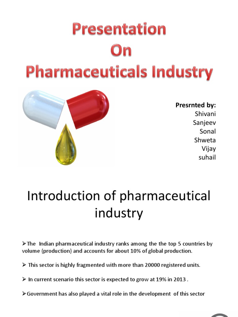 Introduction of Pharmaceutical Industry | PDF | Business | Finance ...