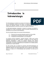 Hidrometalurgia y Electrometalurgia (183 Pags)