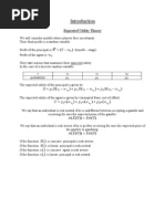 Expected Utility Theory: XX X X P P P