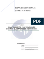 EN6 Mantenimiento y Operacion de Equipos Electronicos Con Potencia