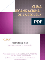 Clima Organizacional1