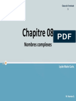 Chap08 - Nombres Complexes