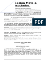 Acto de Venta de Vehiculo Manuel Encarnacion