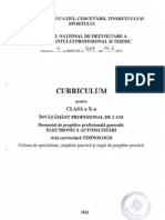 Curriculum Tehnic Profesionala 10 Electronica