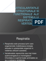 Particularitatile Structurale Si Functionale Ale Sistemului Respirator La