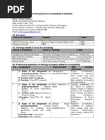 CV Tamplate For SA Coordinator